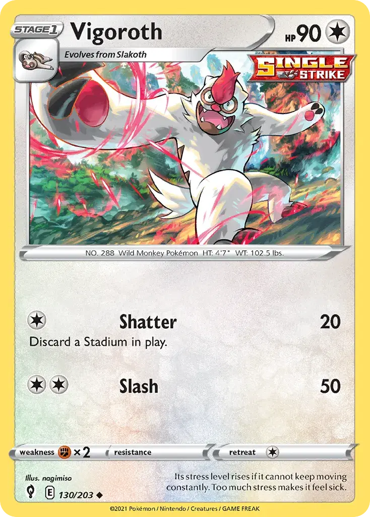 Vigoroth Evolving Skies 130