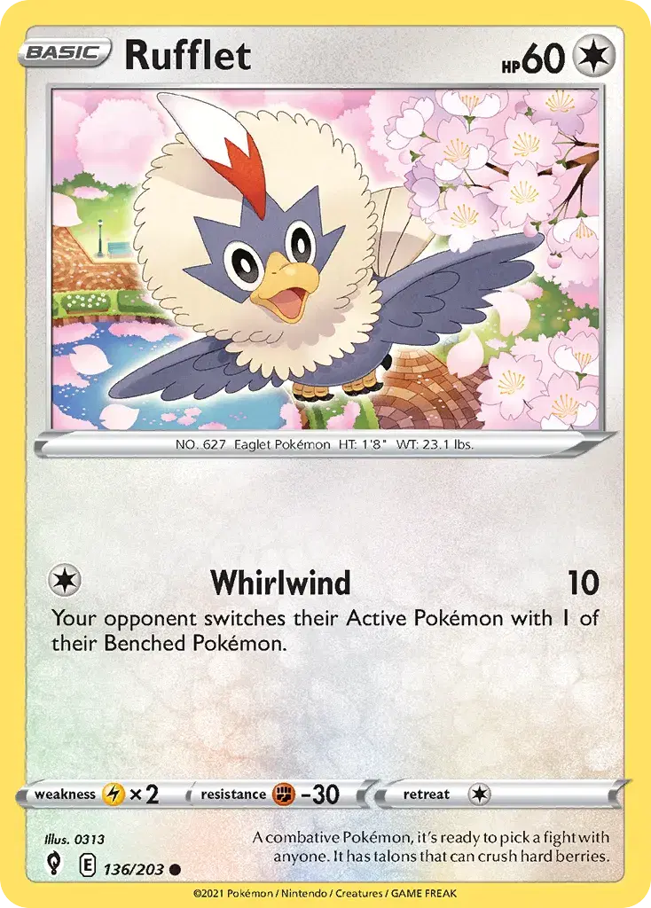 Rufflet Evolving Skies 136