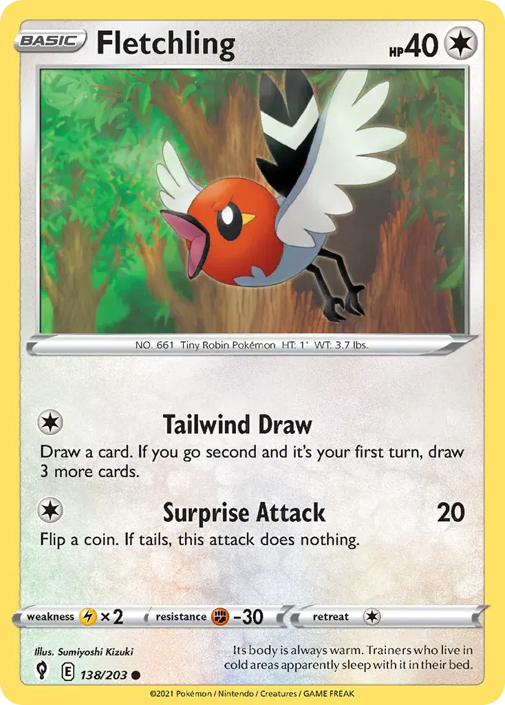 Fletchling Evolving Skies 138