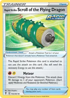 Rapid Strike Scroll of the Flying Dragon Evolving Skies