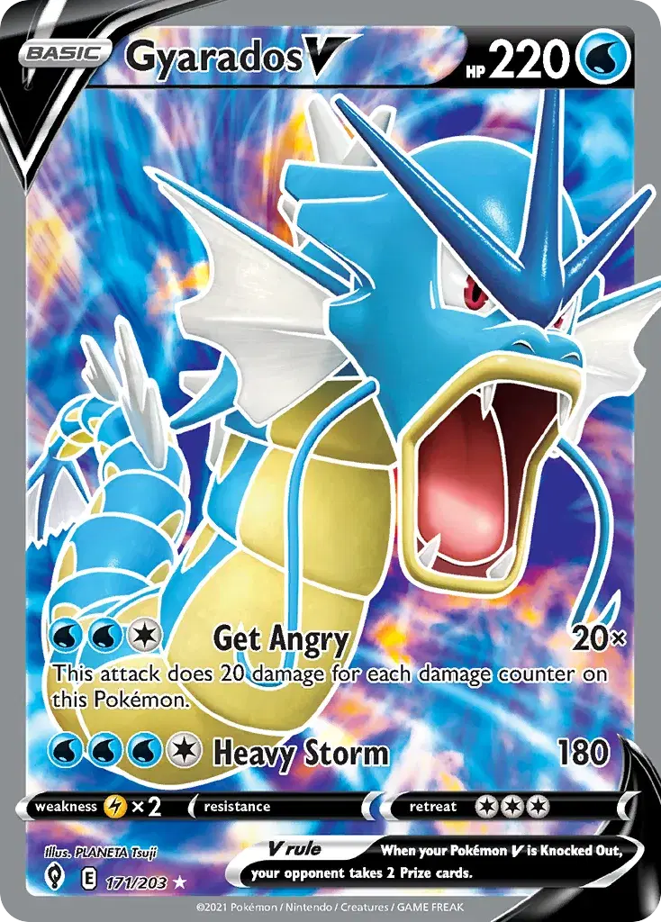 Gyarados V Evolving Skies 171