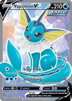 Vaporeon V Evolving Skies