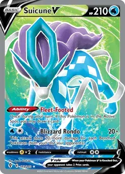 Suicune V Evolving Skies
