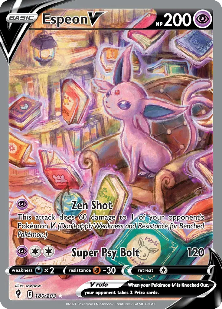 Espeon V Evolving Skies 180