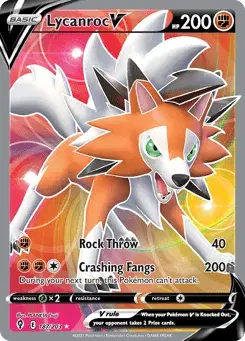 Lycanroc V Evolving Skies