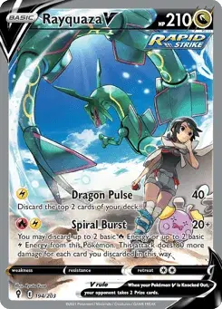 Rayquaza V Evolving Skies