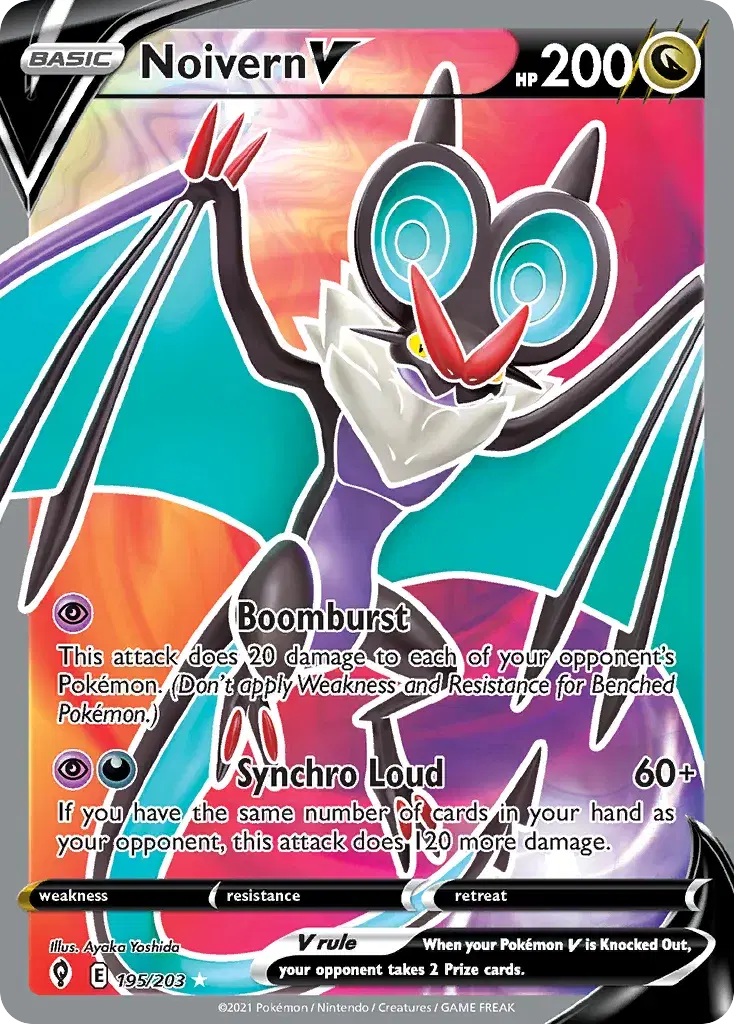 Noivern V Evolving Skies 195