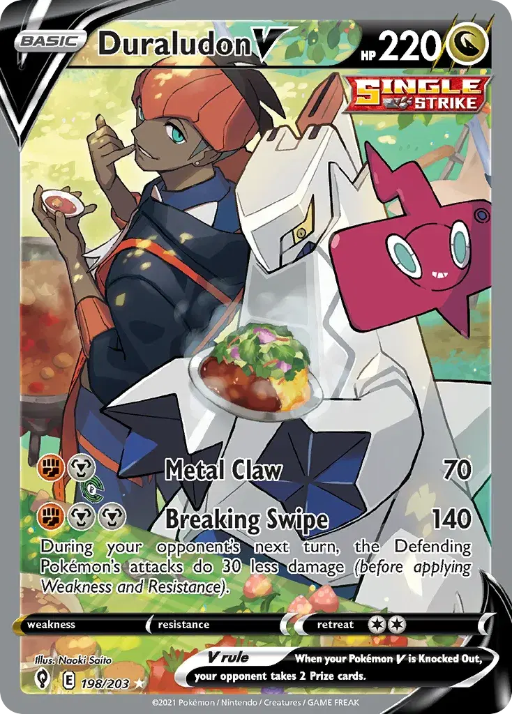 Duraludon V Evolving Skies 198