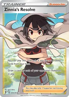 Zinnia's Resolve Evolving Skies