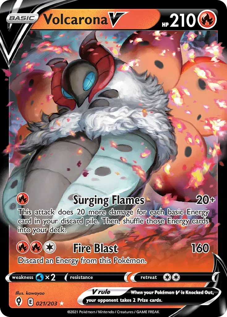 Volcarona V Evolving Skies 21