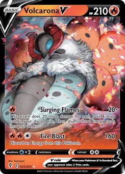 Volcarona V Evolving Skies