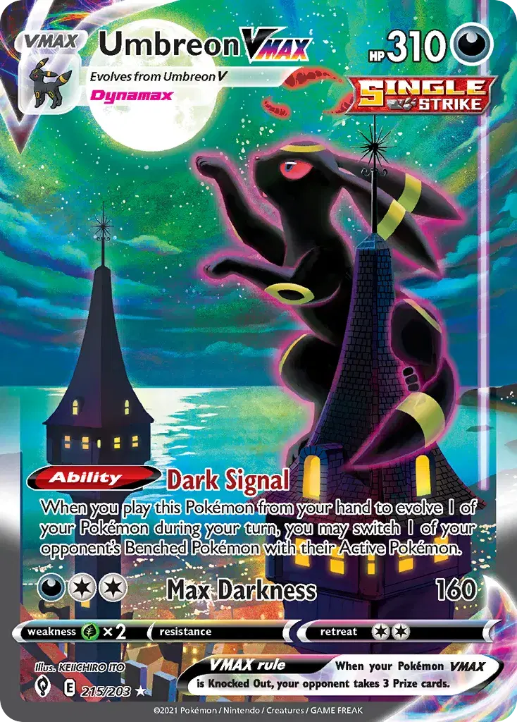 Umbreon VMAX Evolving Skies 215