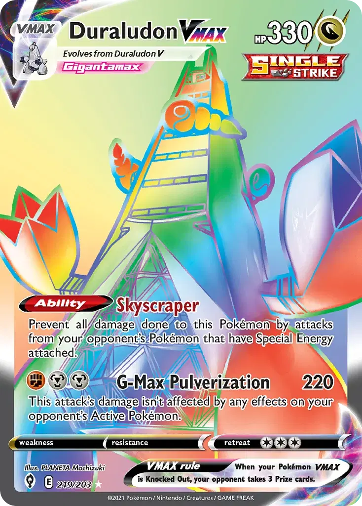 Duraludon VMAX Evolving Skies 219
