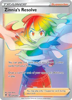 Zinnia's Resolve Evolving Skies