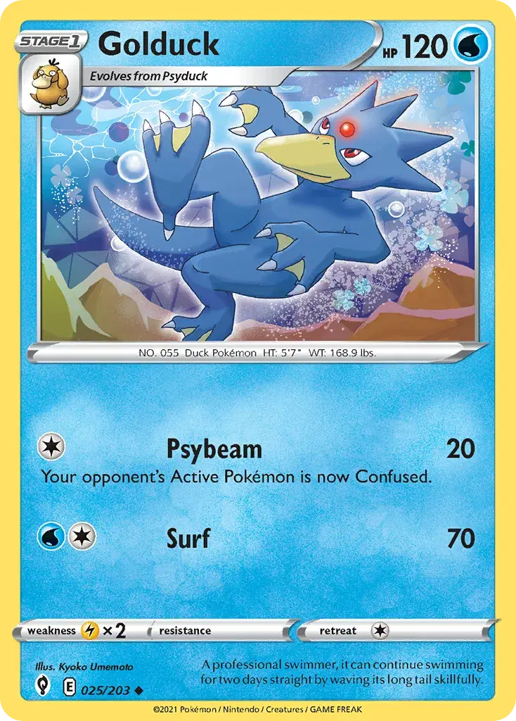 Golduck Evolving Skies 25