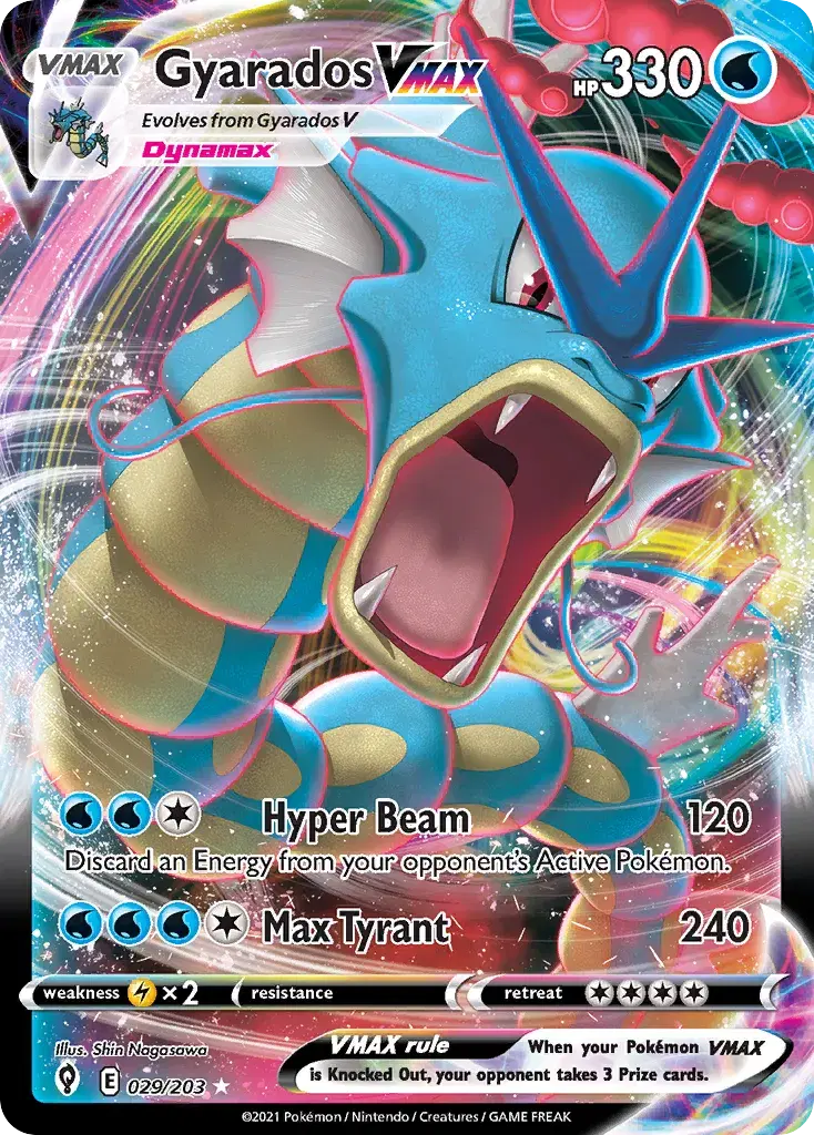 Gyarados VMAX Evolving Skies 29