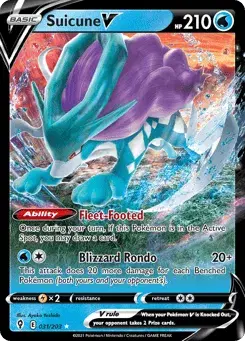 Suicune V Evolving Skies