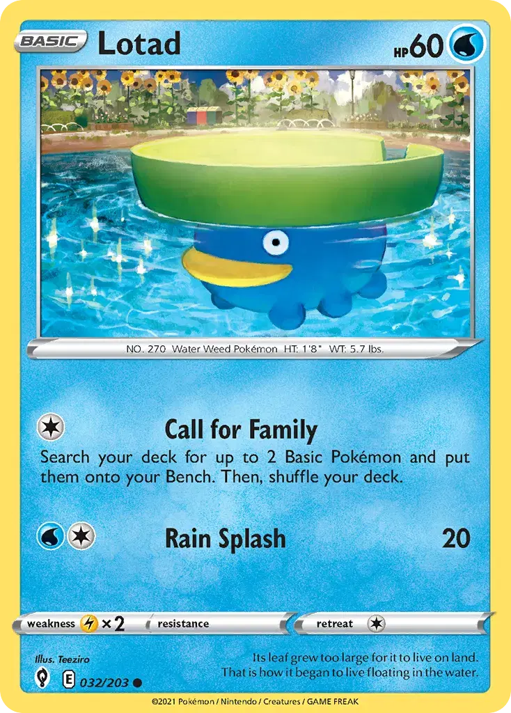 Lotad Evolving Skies 32