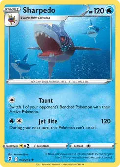 Sharpedo Evolving Skies