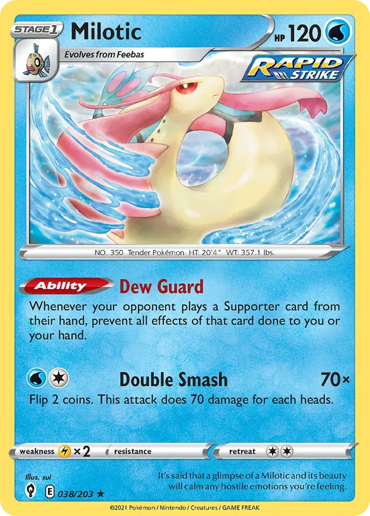 Milotic Evolving Skies 38