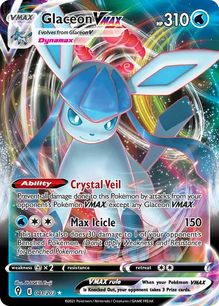 Glaceon VMAX Evolving Skies 41