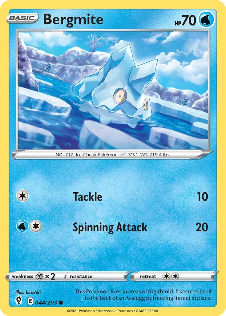 Bergmite Evolving Skies 44