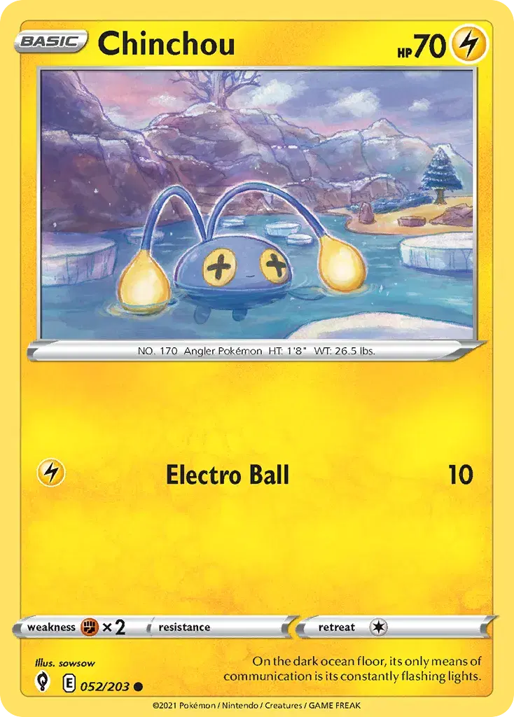 Chinchou Evolving Skies 52