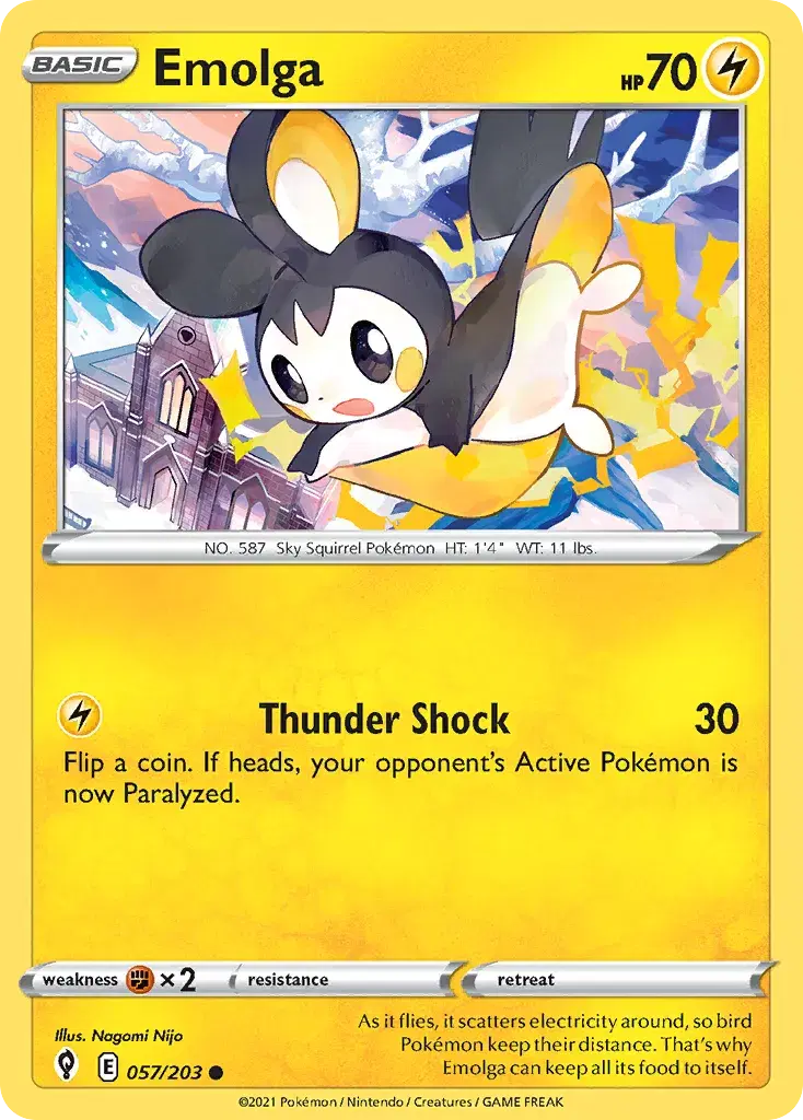 Emolga Evolving Skies 57