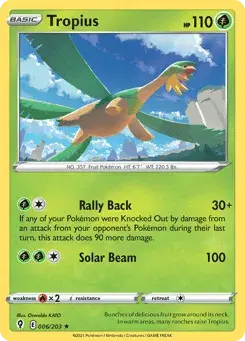 Tropius Evolving Skies