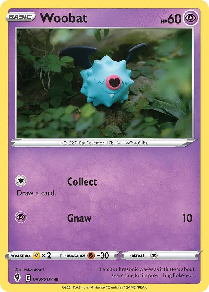 Woobat Evolving Skies 68