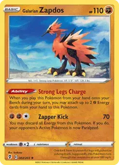 Galarian Zapdos Evolving Skies
