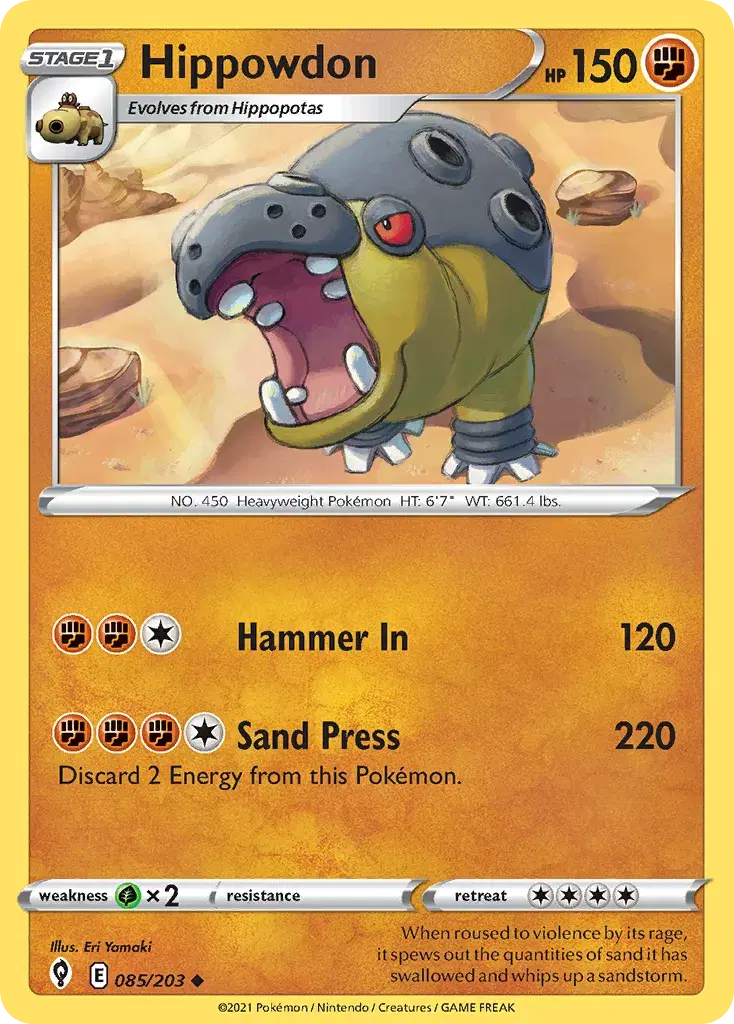 Hippowdon Evolving Skies 85