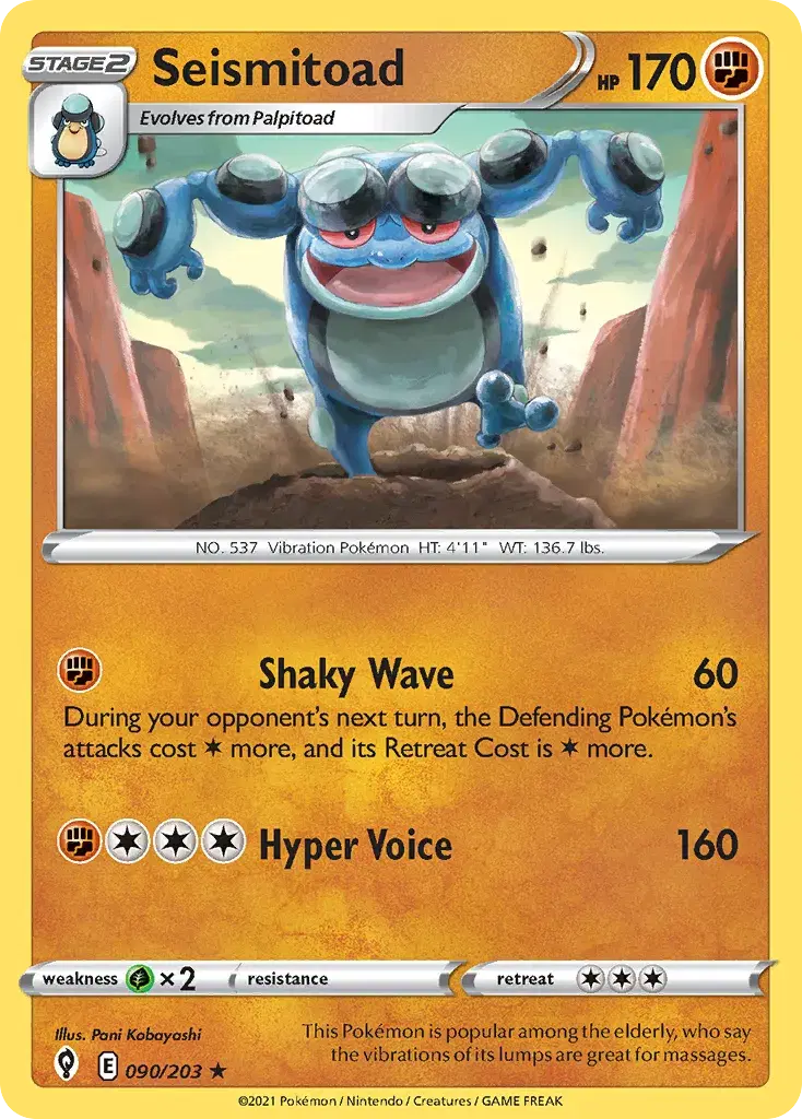 Seismitoad Evolving Skies 90