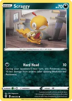 Scraggy Evolving Skies