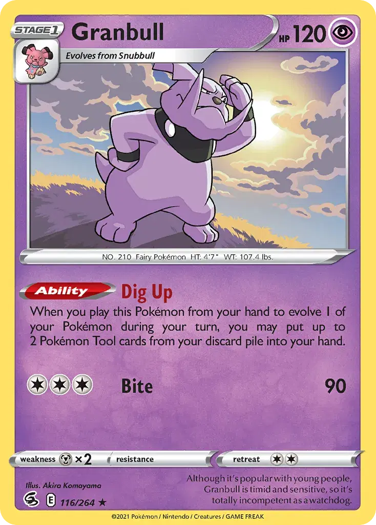 Granbull Fusion Strike 116