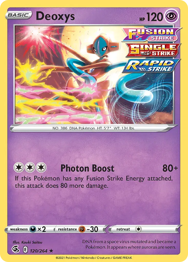 Deoxys Fusion Strike 120