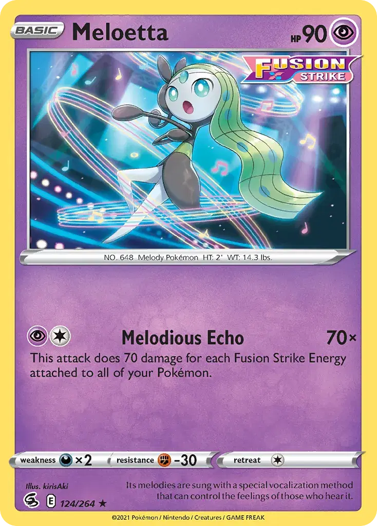 Meloetta Fusion Strike 124