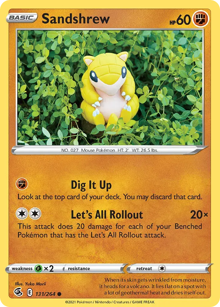 Sandshrew Fusion Strike 131