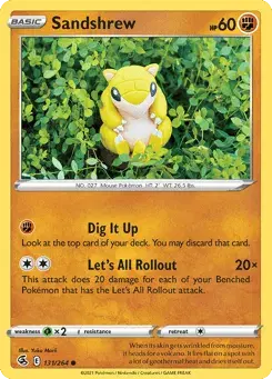 Sandshrew Fusion Strike