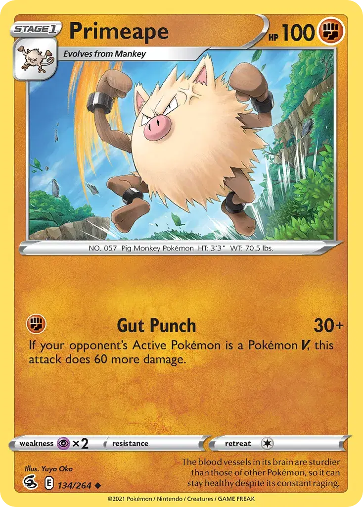 Primeape Fusion Strike 134