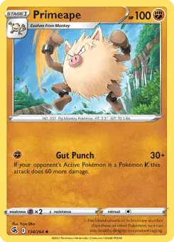 Primeape Fusion Strike