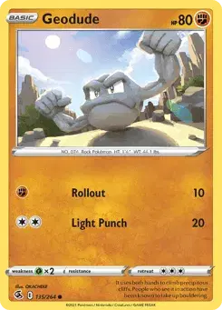 Geodude Fusion Strike