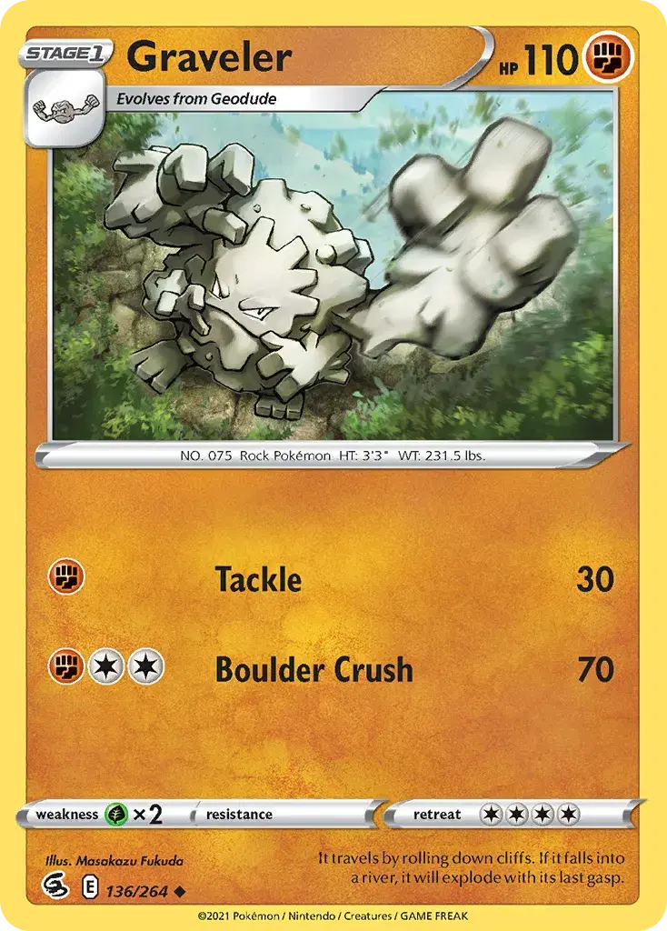 Graveler Fusion Strike 136