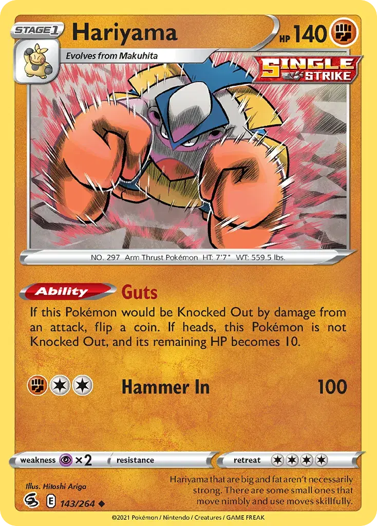 Hariyama Fusion Strike 143
