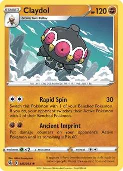 Claydol Fusion Strike