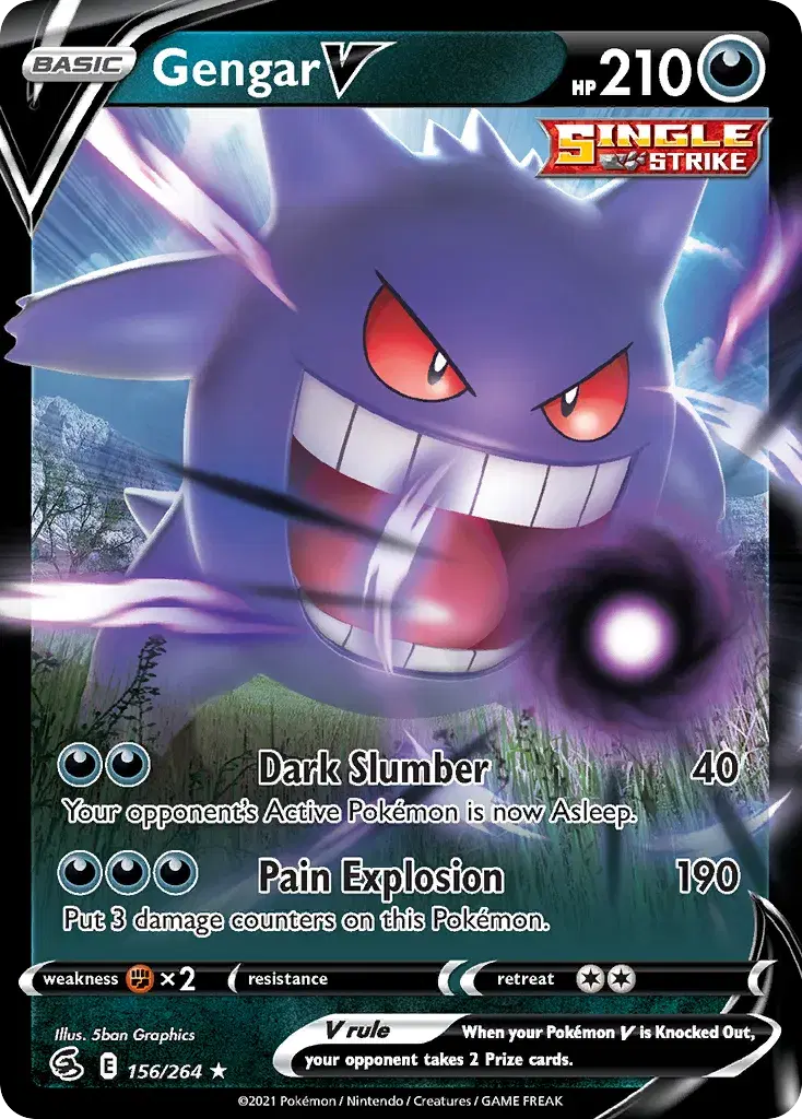 Gengar V Fusion Strike 156