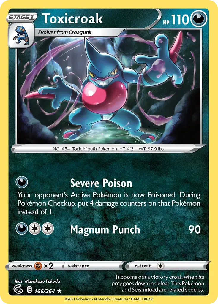 Toxicroak Fusion Strike 166