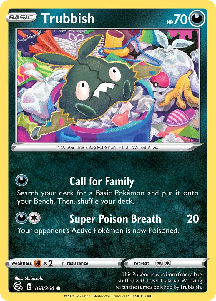 Trubbish Fusion Strike 168