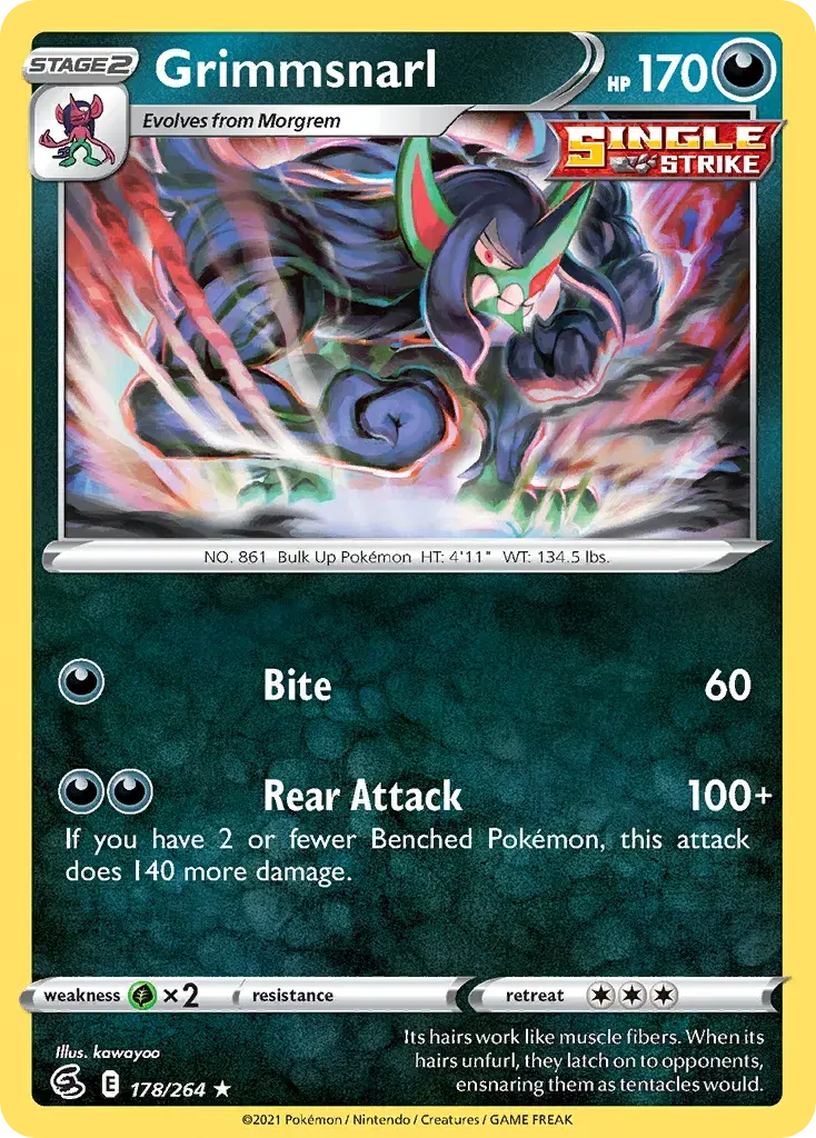 Grimmsnarl Fusion Strike 178