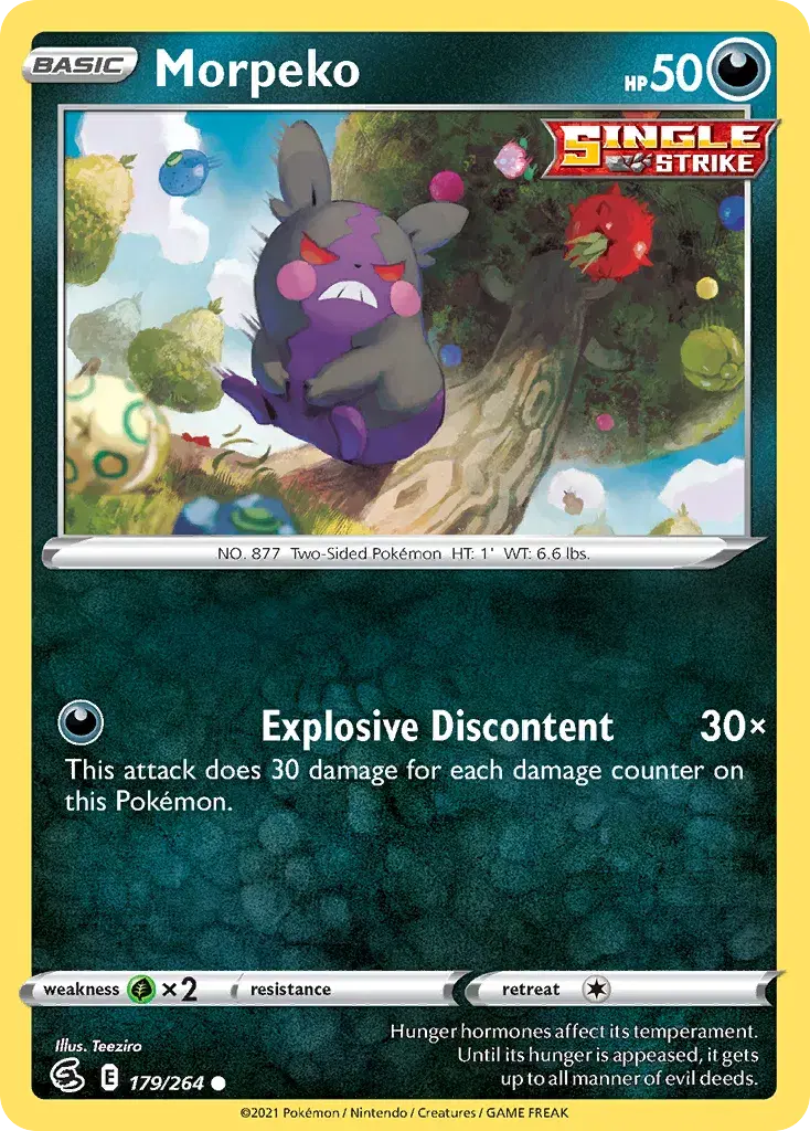 Morpeko Fusion Strike 179